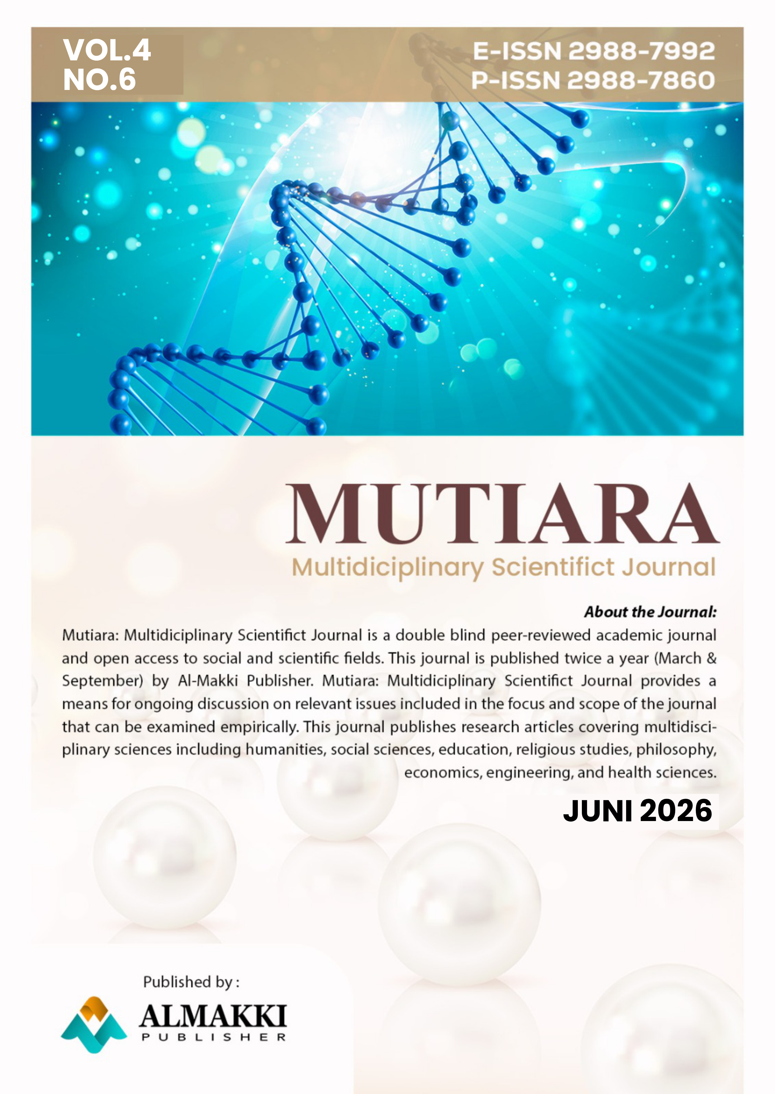 					View Vol. 4 No. 6 (2026): Mutiara: Multidiciplinary Scientifict Journal
				