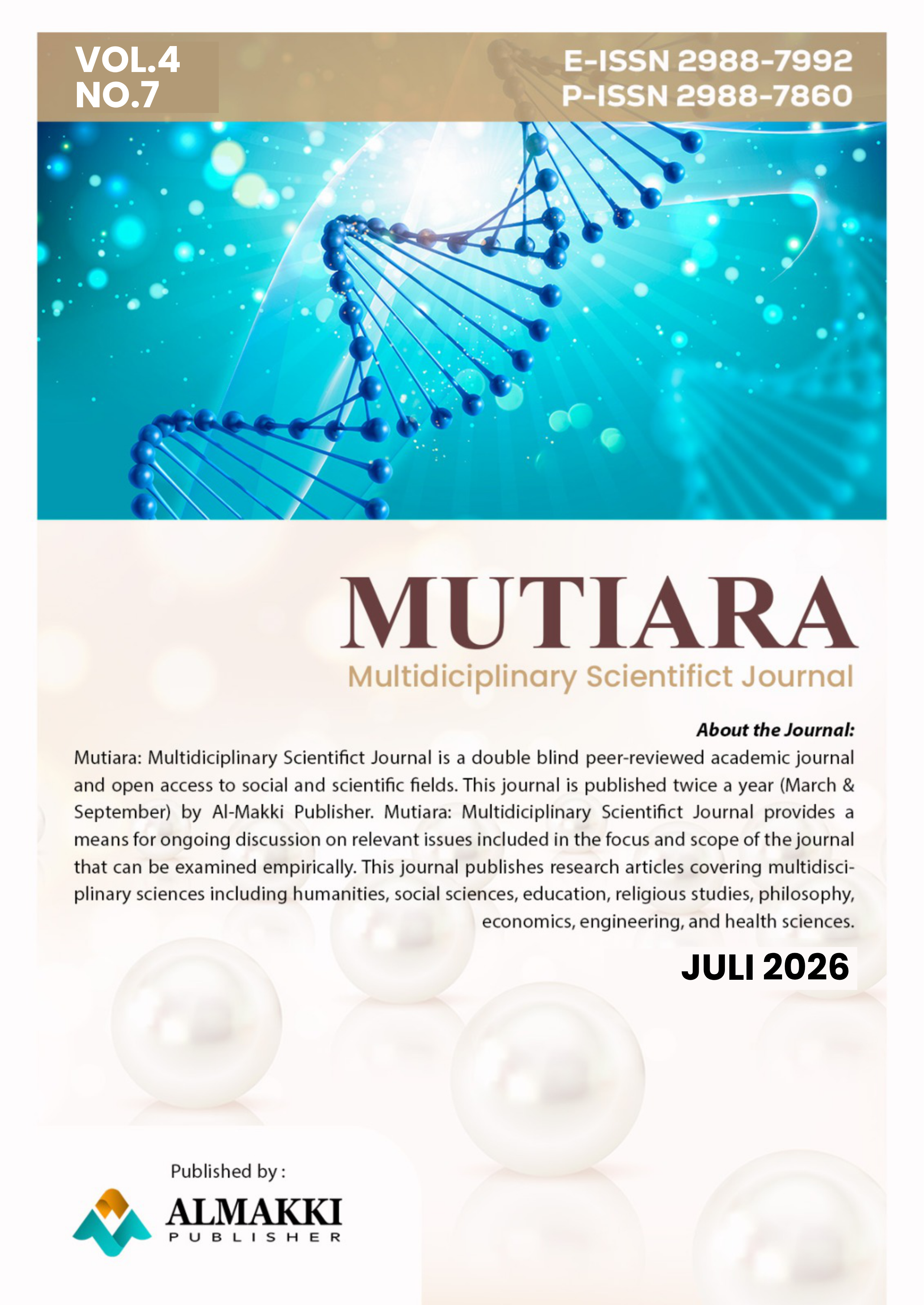 					View Vol. 4 No. 7 (2026): Mutiara: Multidiciplinary Scientifict Journal
				