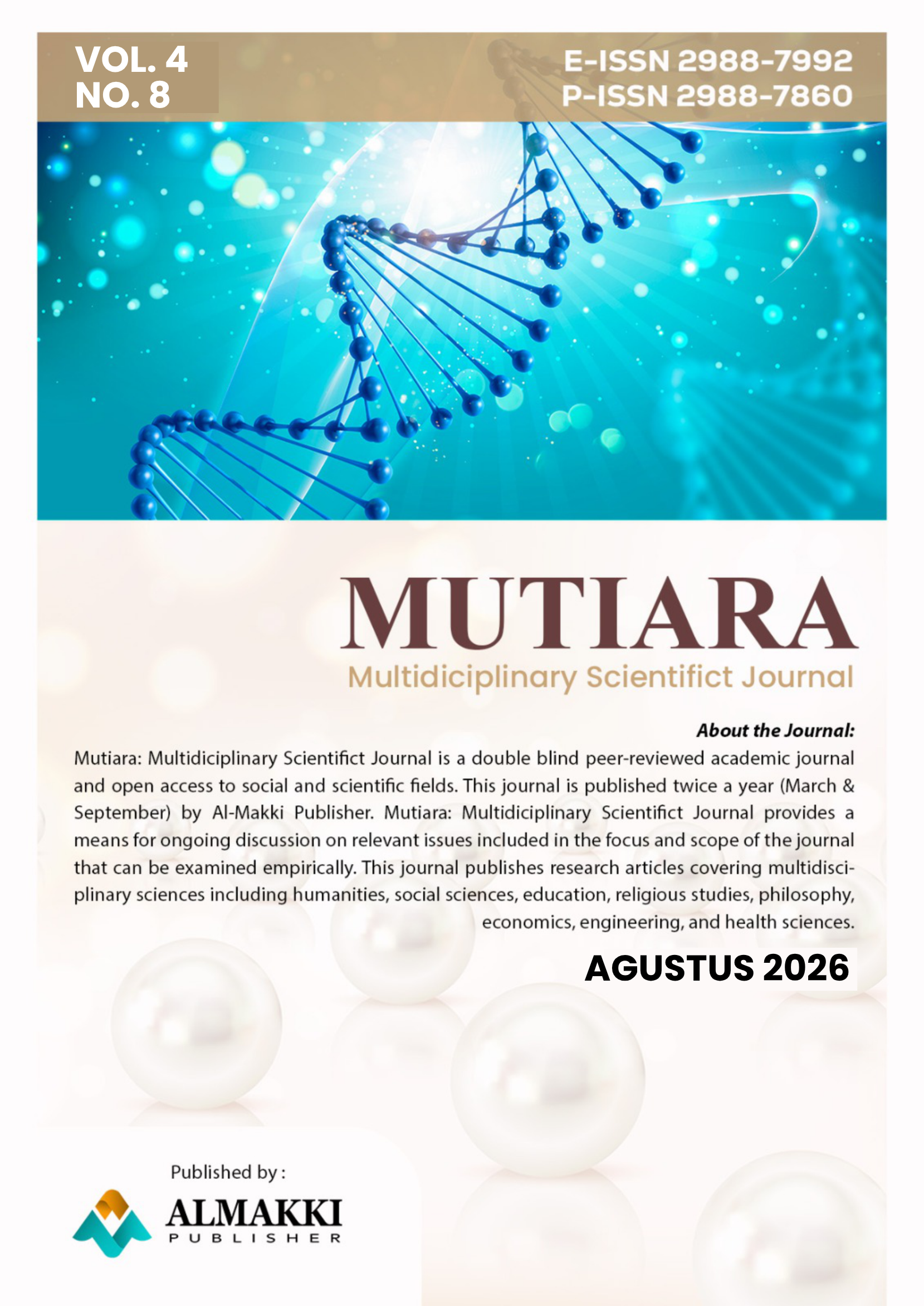 					View Vol. 4 No. 8 (2026): Mutiara: Multidiciplinary Scientifict Journal
				